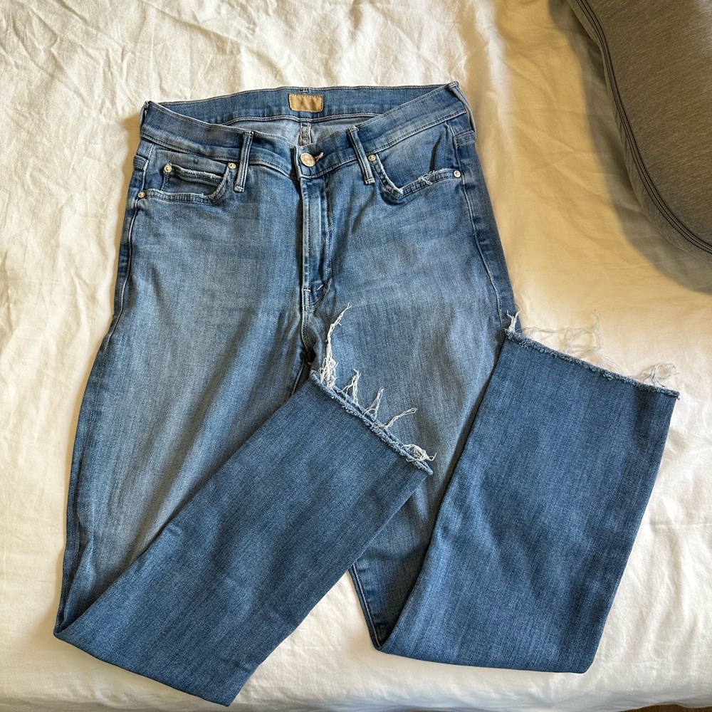 MOTHER Light Blue Denim Jeans